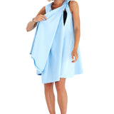 Amaze Sleeveless Cotton Maternity/Nursing Swing Dress