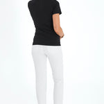 Swipe Up Basic Maternity/Nursing T-shirt Pack (1 Black + 1 White)