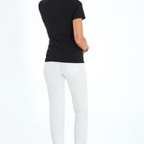Swipe Up Basic Maternity/Nursing T-shirt Pack (1 Black + 1 White)