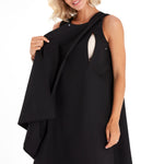 Amaze Sleeveless Cotton Maternity/Nursing Swing Dress