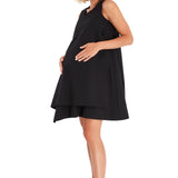 Amaze Sleeveless Cotton Maternity/Nursing Swing Dress