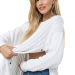 Accouchee Cozy Strike Knitwear White