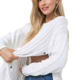 Accouchee Cozy Strike Knitwear White
