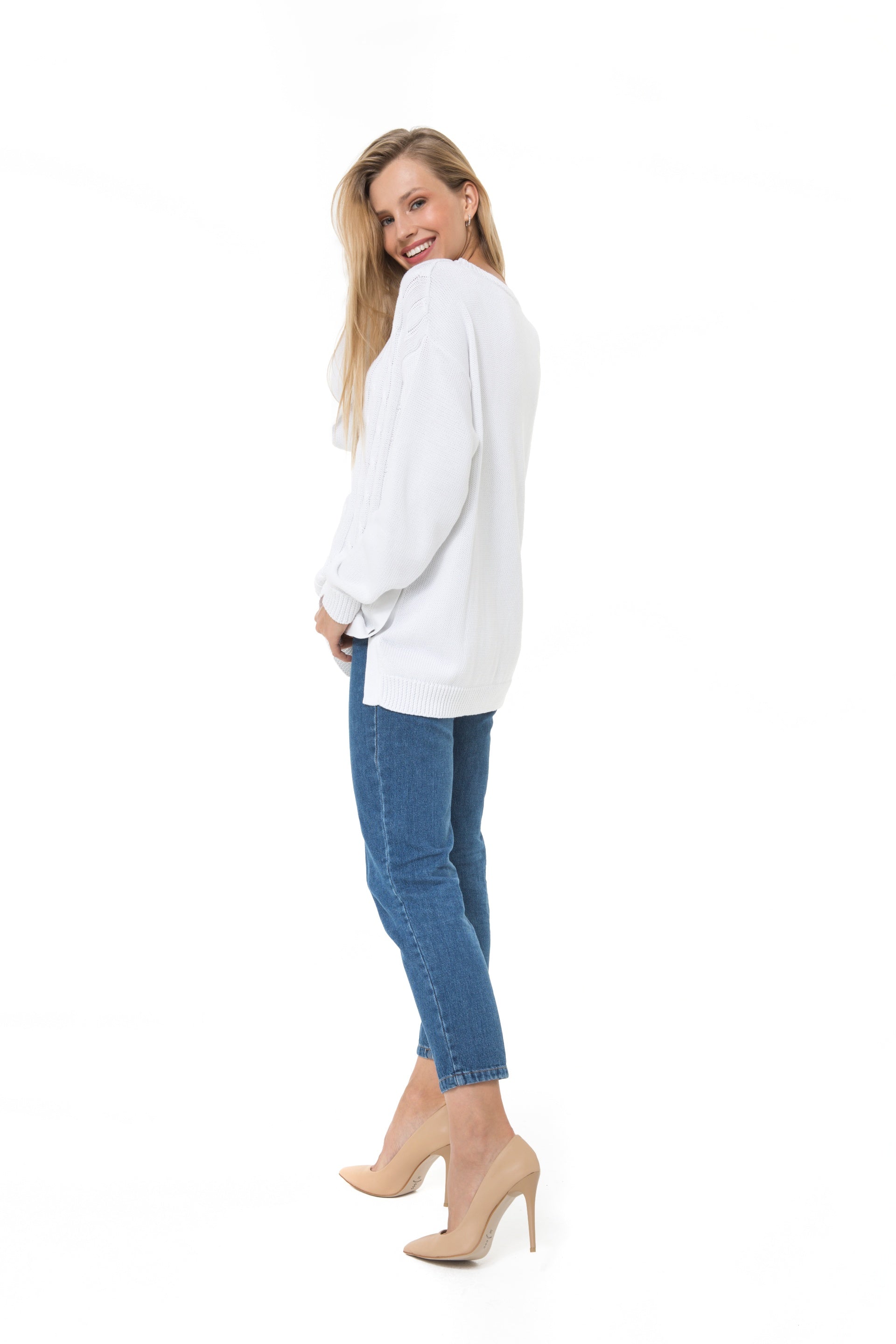 Accouchee Cozy Strike Knitwear White