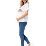 Zip Up Maternity/Nursing T-Shirt