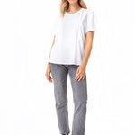 Zip Up Maternity/Nursing T-Shirt