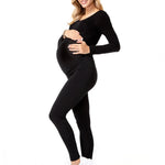 Easy Bottom Foldover Waistband Maternity Leggings