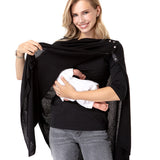 4 in 1 Multipurpose Knitwear as Maternity/Nursing Shawl