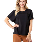 Zip Up Maternity/Nursing T-Shirt