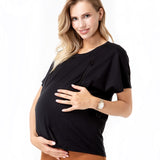 Zip Up Maternity/Nursing T-Shirt