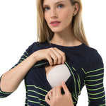 Naval Maternity/Nursing Dress