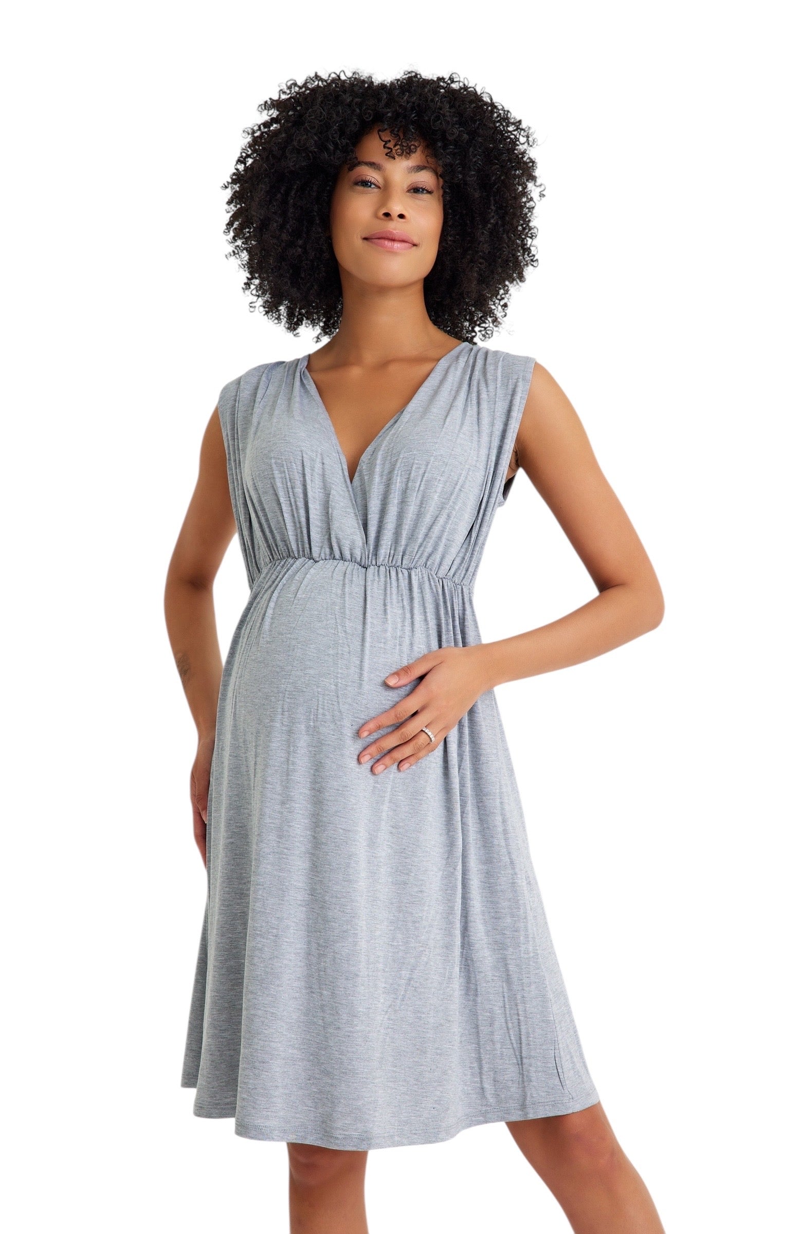 Sleep Well Maternity/Nursing Nightgown & Robe Set
