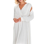 Sleep Well Maternity/Nursing Nightgown & Robe Set
