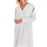 Sleep Well Maternity/Nursing Nightgown & Robe Set

