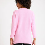 Let Loose Crossover Long Sleeve Maternity/Nursing Knit Top
