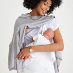 4 in 1 Multipurpose Knitwear as Maternity/Nursing Shawl
