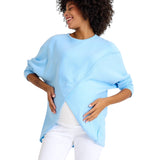 Let Loose Crossover Long Sleeve Maternity/Nursing Knit Top
