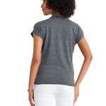Handy Crossover Short Sleeve Cotton Maternity/Nursing Top
