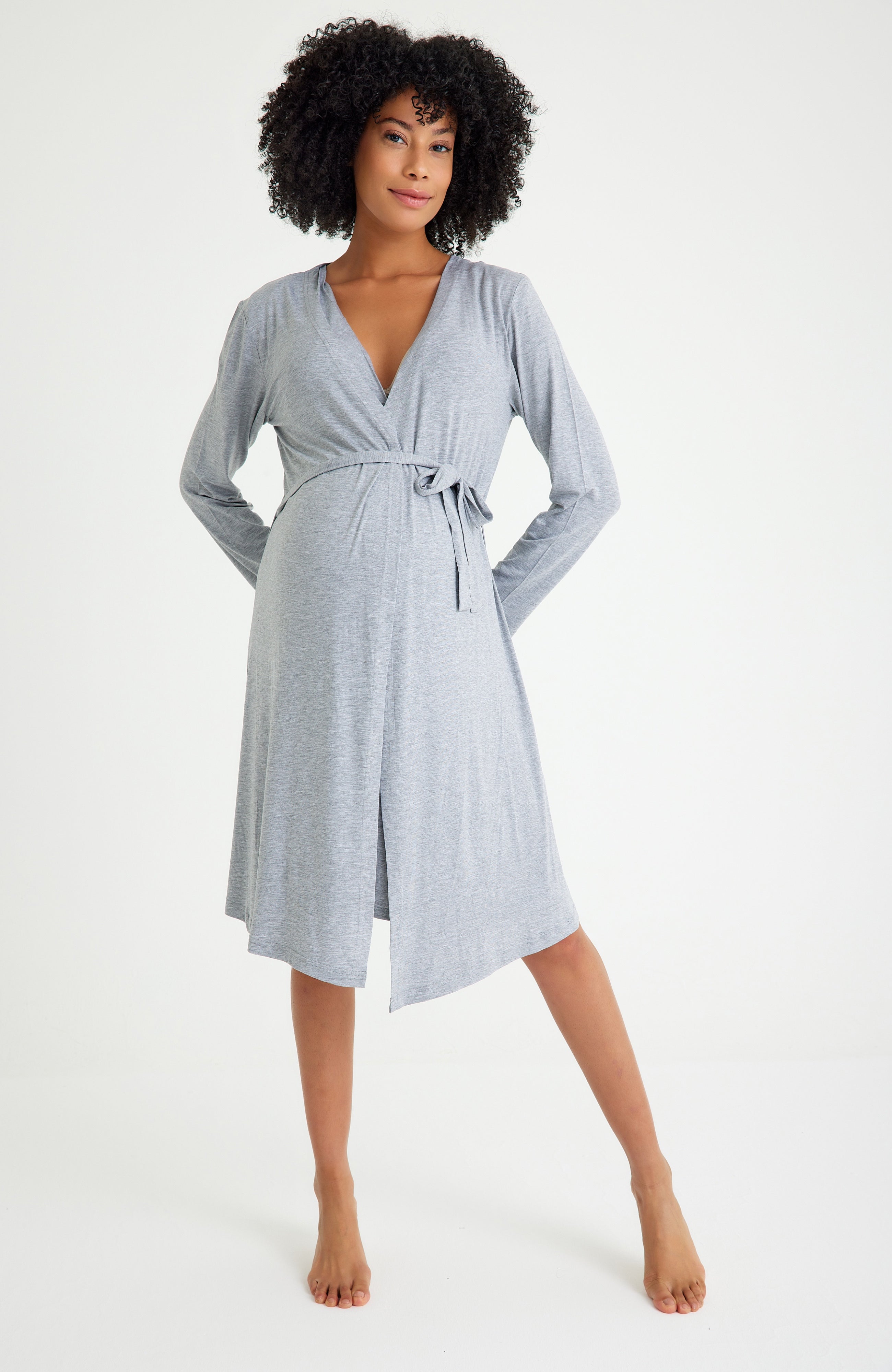 Sleep Well Maternity/Nursing Nightgown & Robe Set