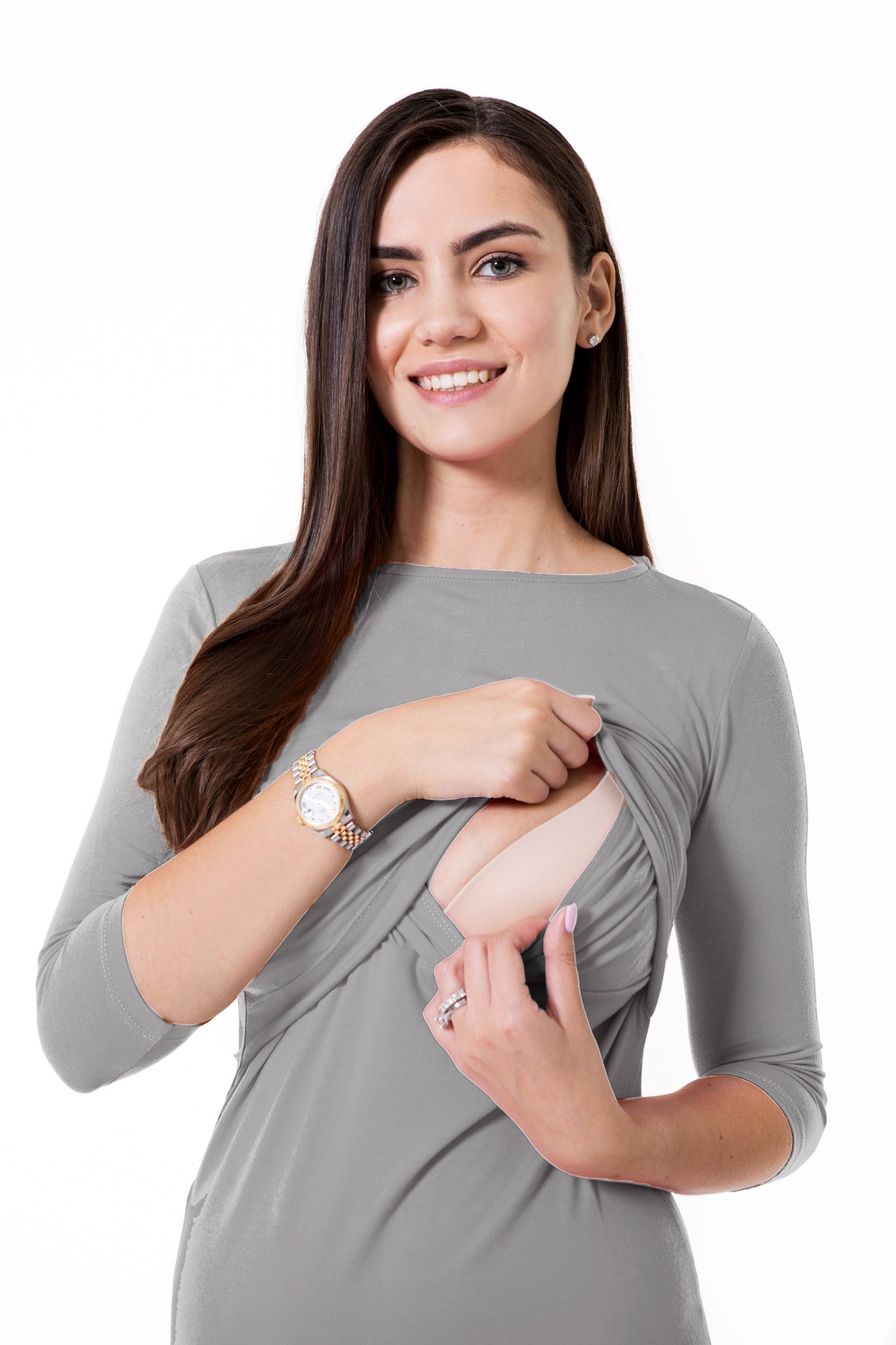 Grace Maternity/Nursing Dress
