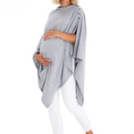 4in1 Multipurpose Supreme Cotton Cape as Maternity/Nursing Shawl
