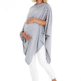4in1 Multipurpose Supreme Cotton Cape as Maternity/Nursing Shawl
