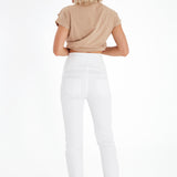 Graceful Non-Denim Foldover Waistband Maternity Pants
