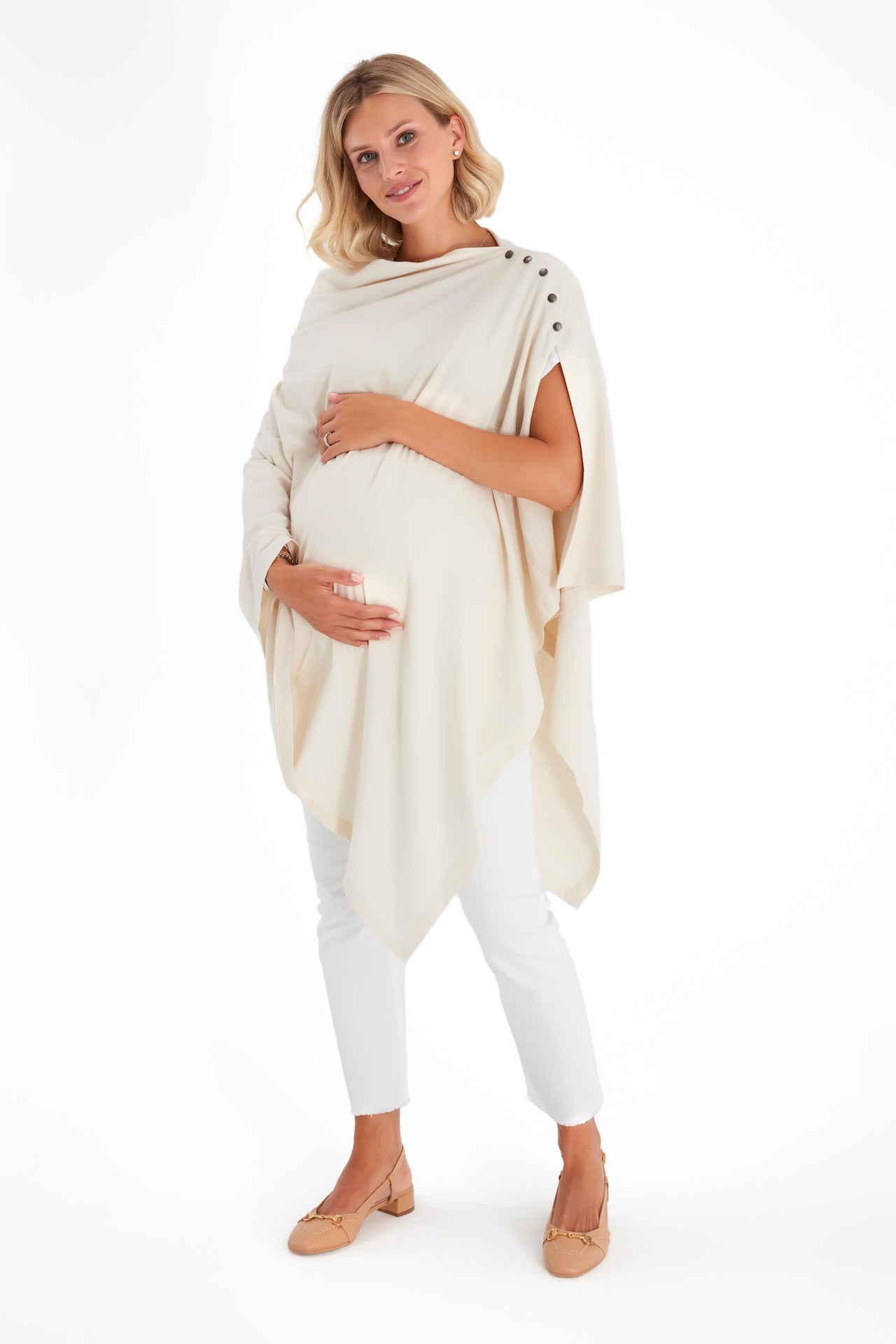 4in1 Multipurpose Supreme Cotton Cape as Maternity/Nursing Shawl