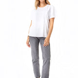 Zip Up Maternity/Nursing T-Shirt
