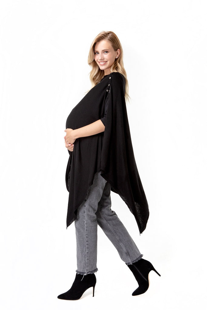 4 in 1 Multipurpose Knitwear as Maternity/Nursing Shawl