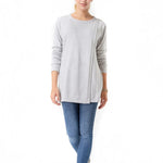 Casual Elegance Long Sleeve Maternity/Nursing Knit Top
